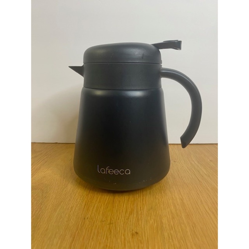 Lafeeca Insulated Thermal Carafe Teapot OS Black Good Matte Stainless Steel
